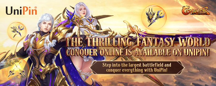 The Thrilling Fantasy World, Conquer Online is Available on UniPin! [TH]